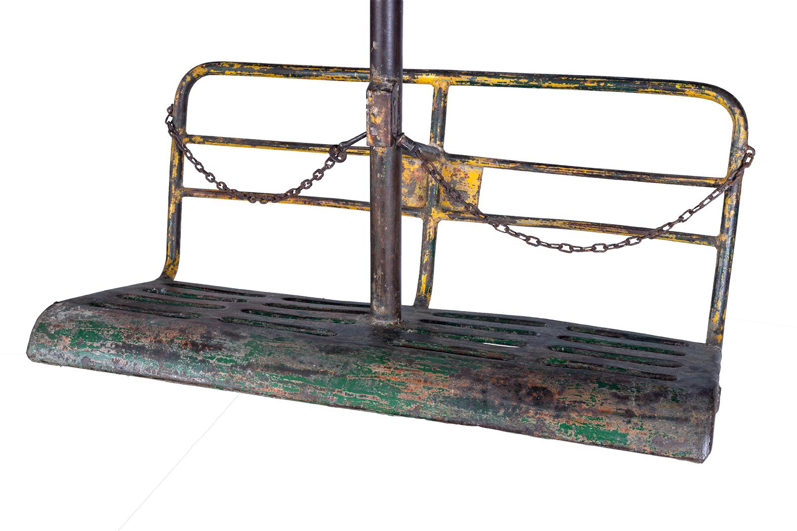 Pair of Vintage Ski Lift Chairs from French Pyrenees 1