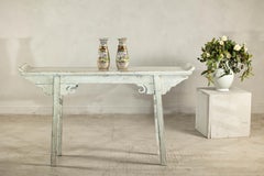 Pair of Vintage Small Porcelain Vases with Hand-Painted Pastoral Scenes