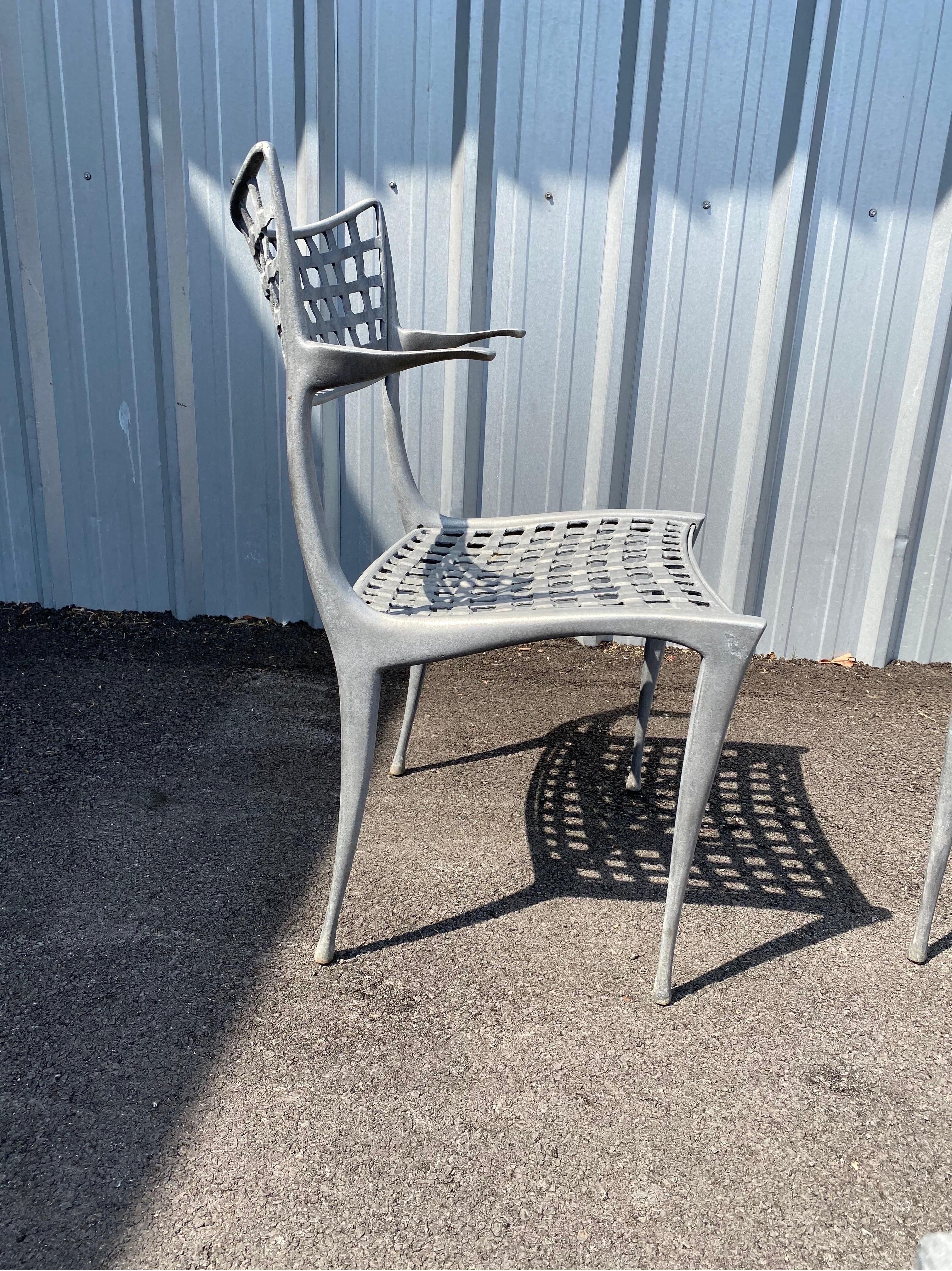 20th Century Pair of Vintage Sol Y Luna Patio Chairs & Table by Dan Johnson for Brown Jordan
