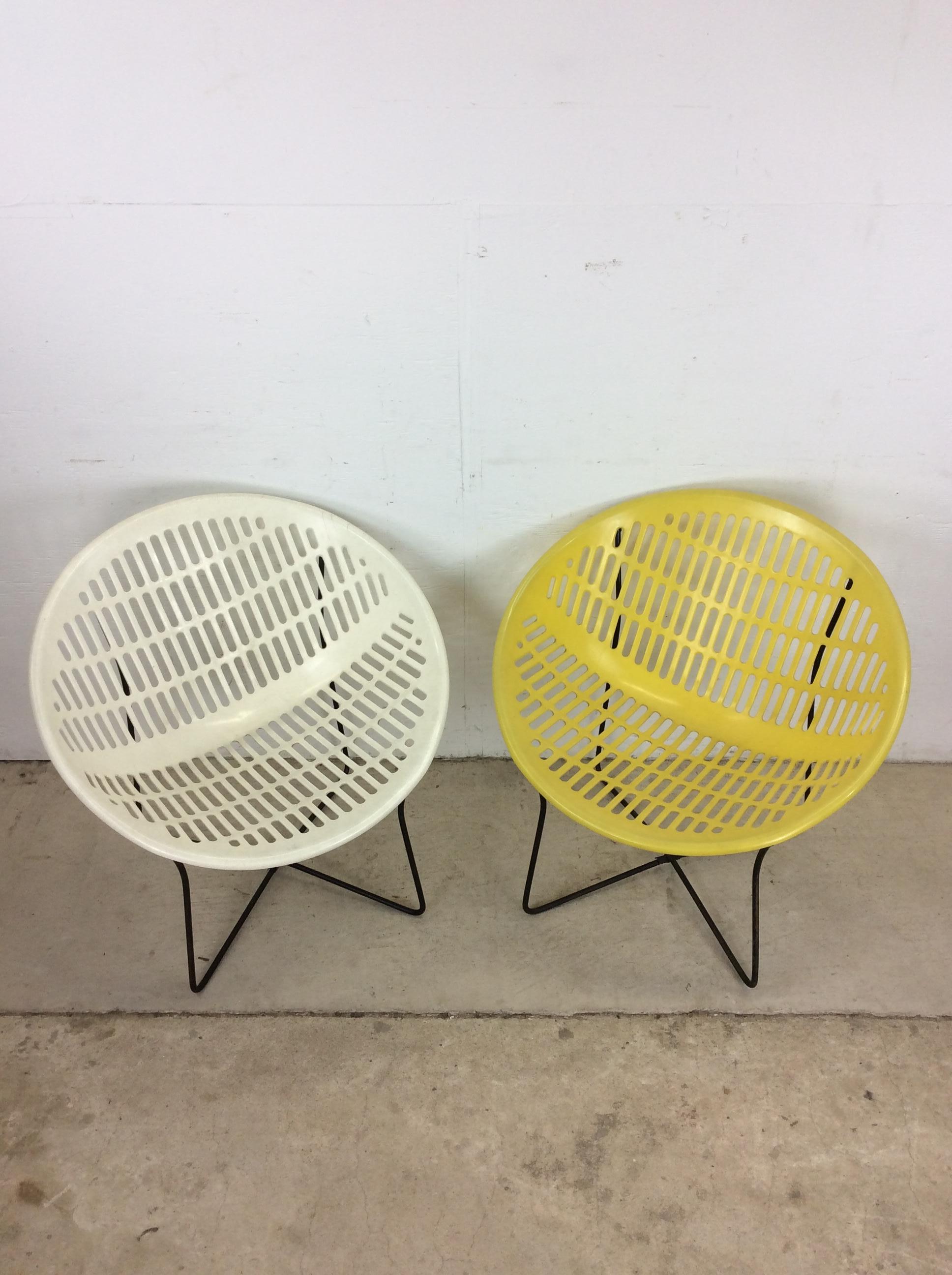 Pareja de sillas de patio Solaire vintage de Fabiano & Panzini Moderno de mediados de siglo en venta