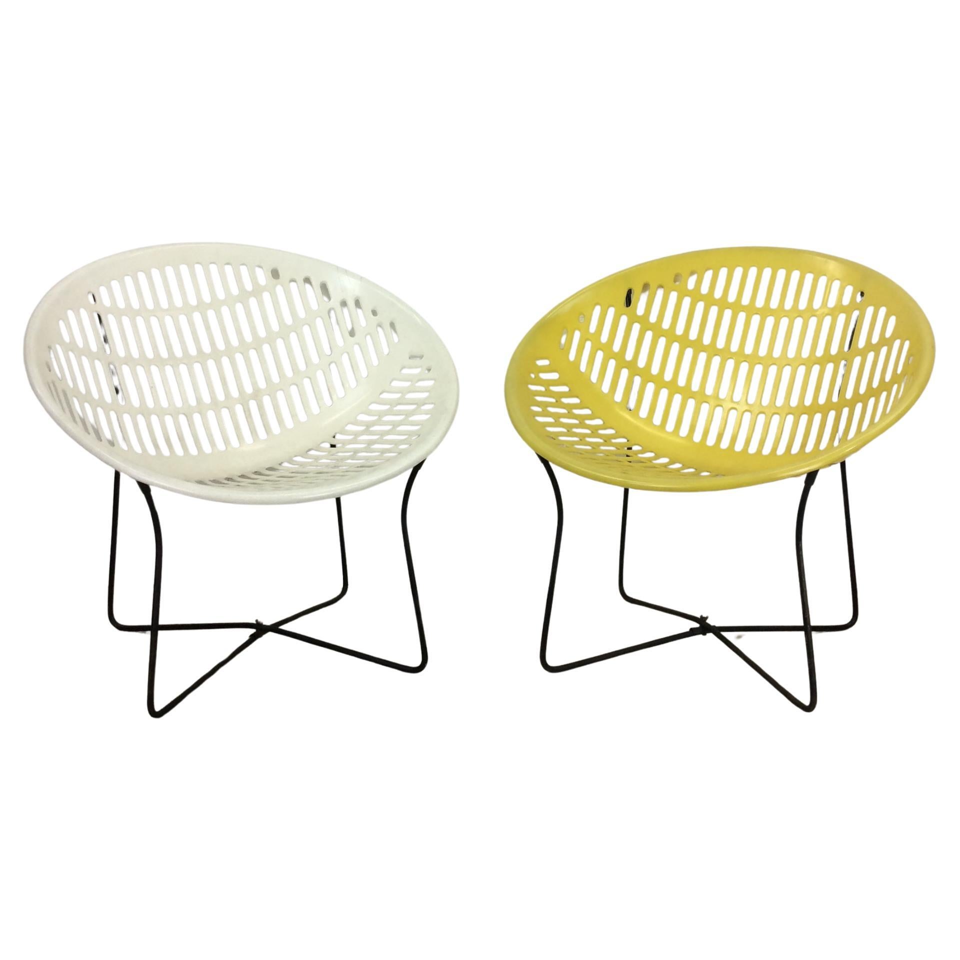 Ein Paar Vintage Solaire-Terrassenstühle von Fabiano und Panzini