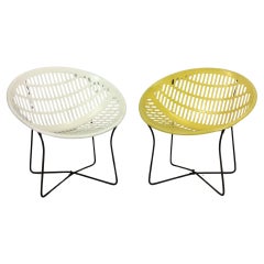 Ein Paar Vintage Solaire-Terrassenstühle von Fabiano und Panzini