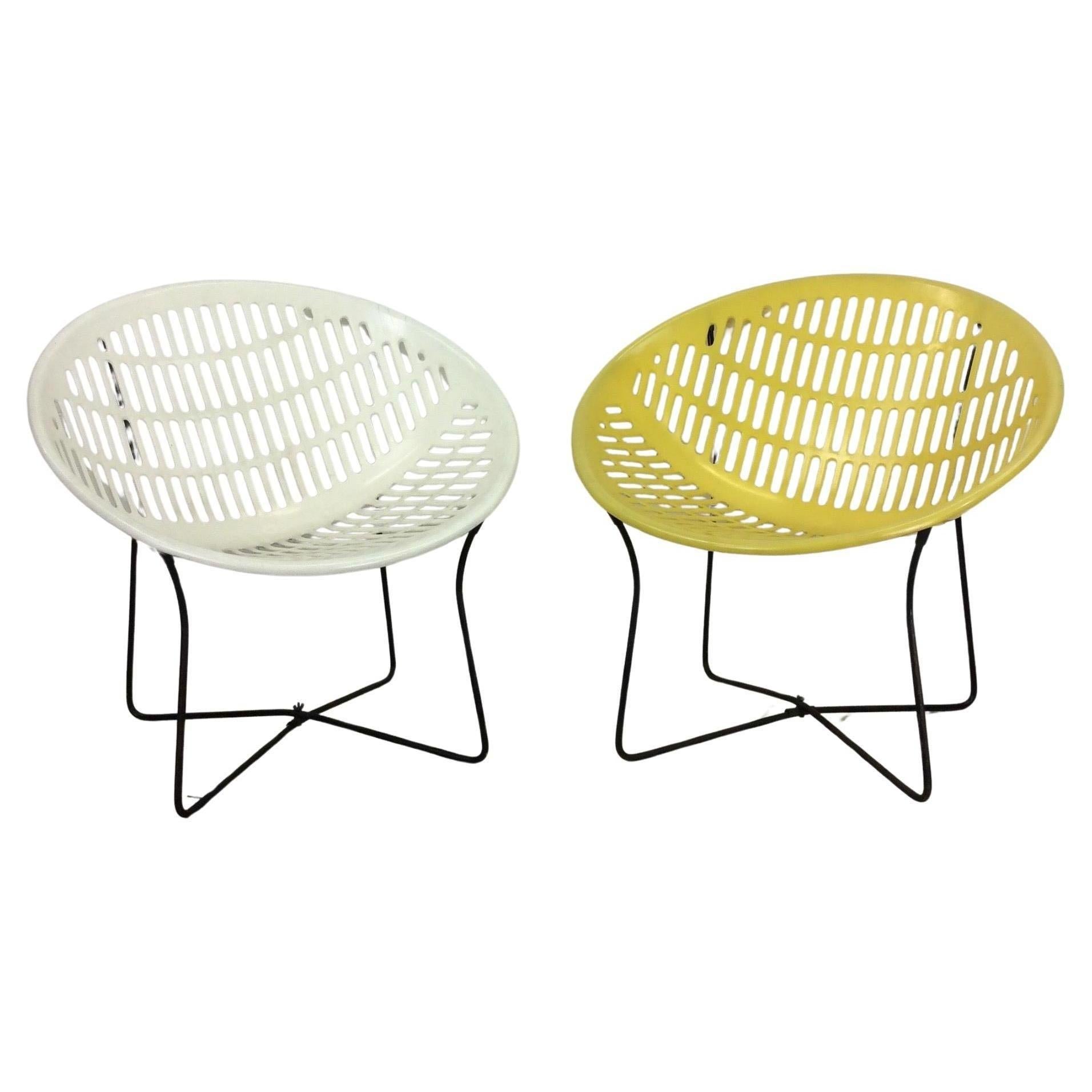 Paar Solaria-Terrassenstühle im Vintage-Stil von Fabiano & Panzini im Angebot