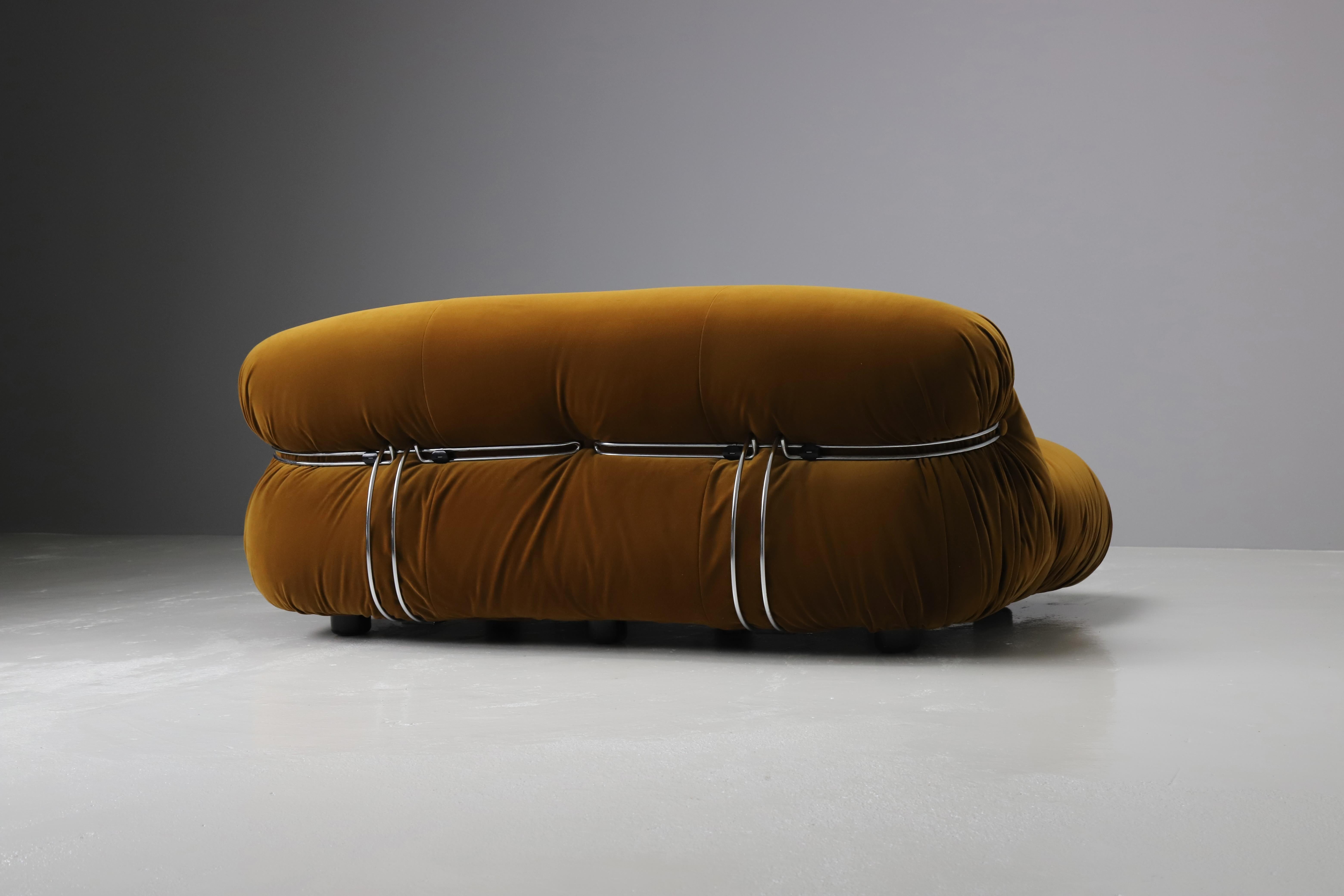 Italian Vintage 'Soriana' sofa by Afra & Tobia Scarpa, Italy 1970's