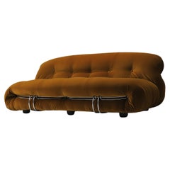 Vintage 'Soriana' sofa by Afra & Tobia Scarpa, Italy 1970's