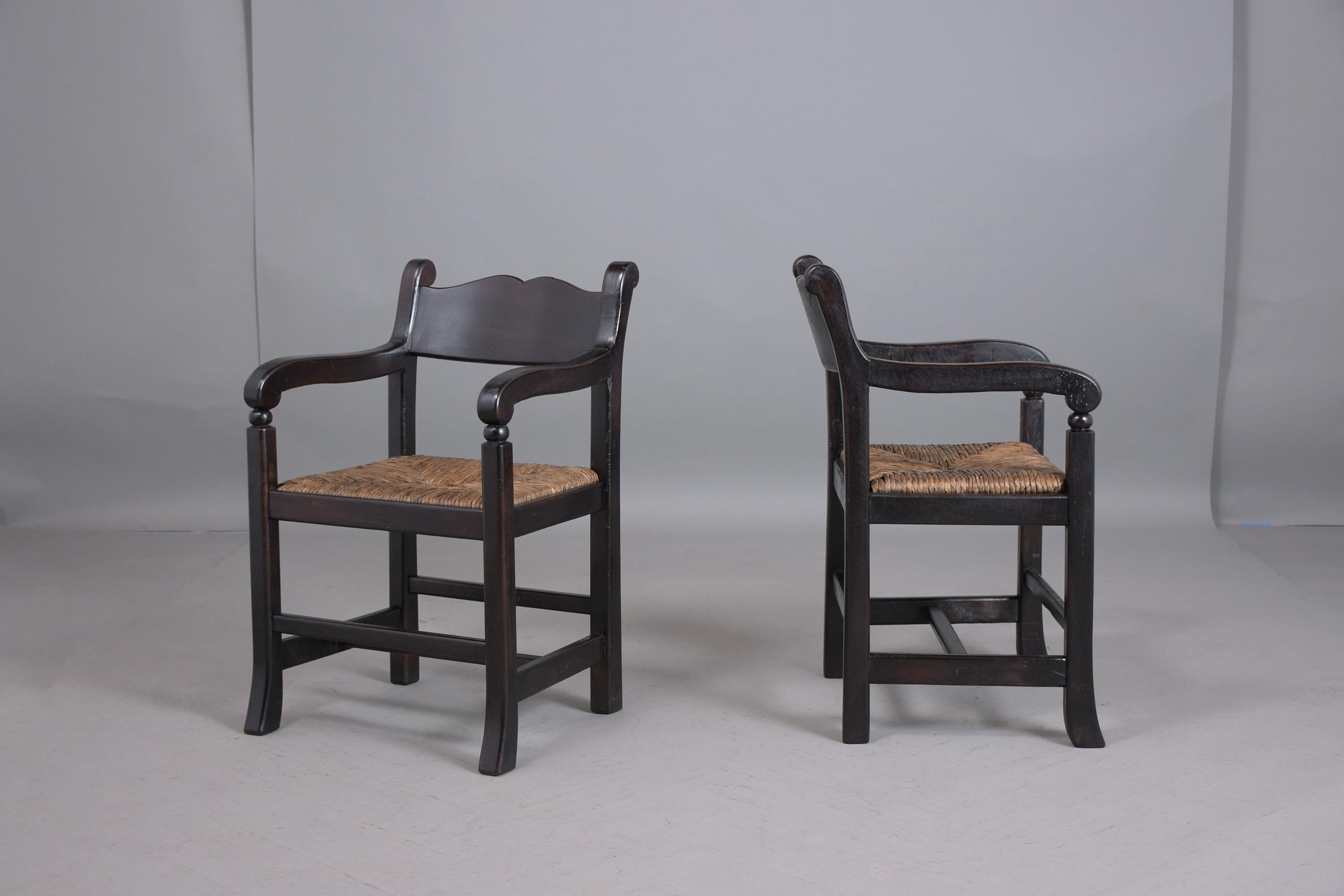 Pair of Vintage Spanish Chairs 3