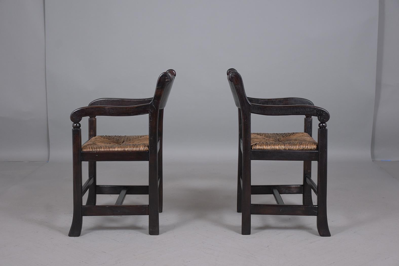 Pair of Vintage Spanish Chairs 4