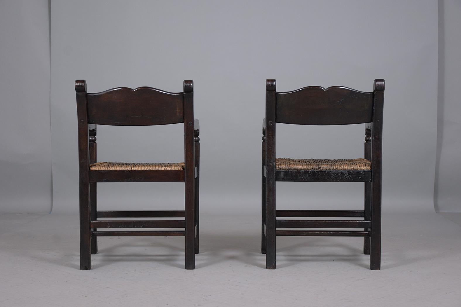 Pair of Vintage Spanish Chairs 5