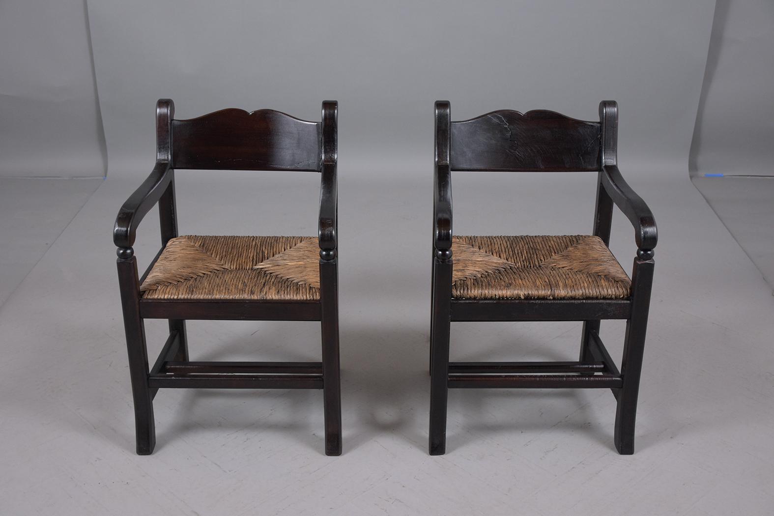 Spanish Colonial Pair of Vintage Spanish Chairs