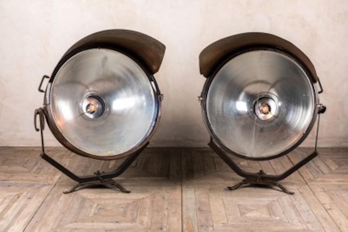 Pair of Vintage Spotlights, 20th Century In Excellent Condition For Sale In London, GB