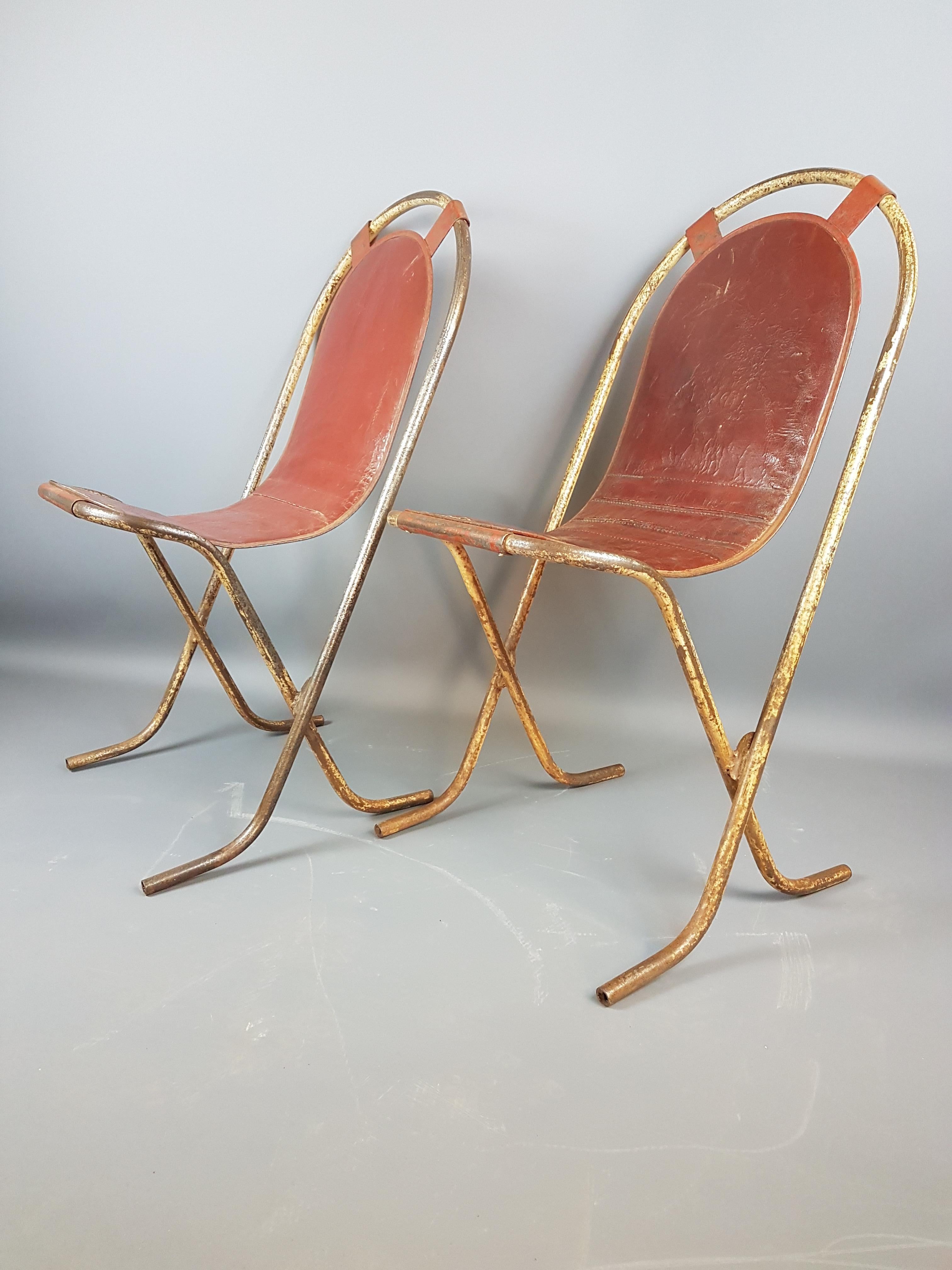 Paar Stak-a-Bye-Stühle im Vintage-Stil von Sebel (Industriell) im Angebot