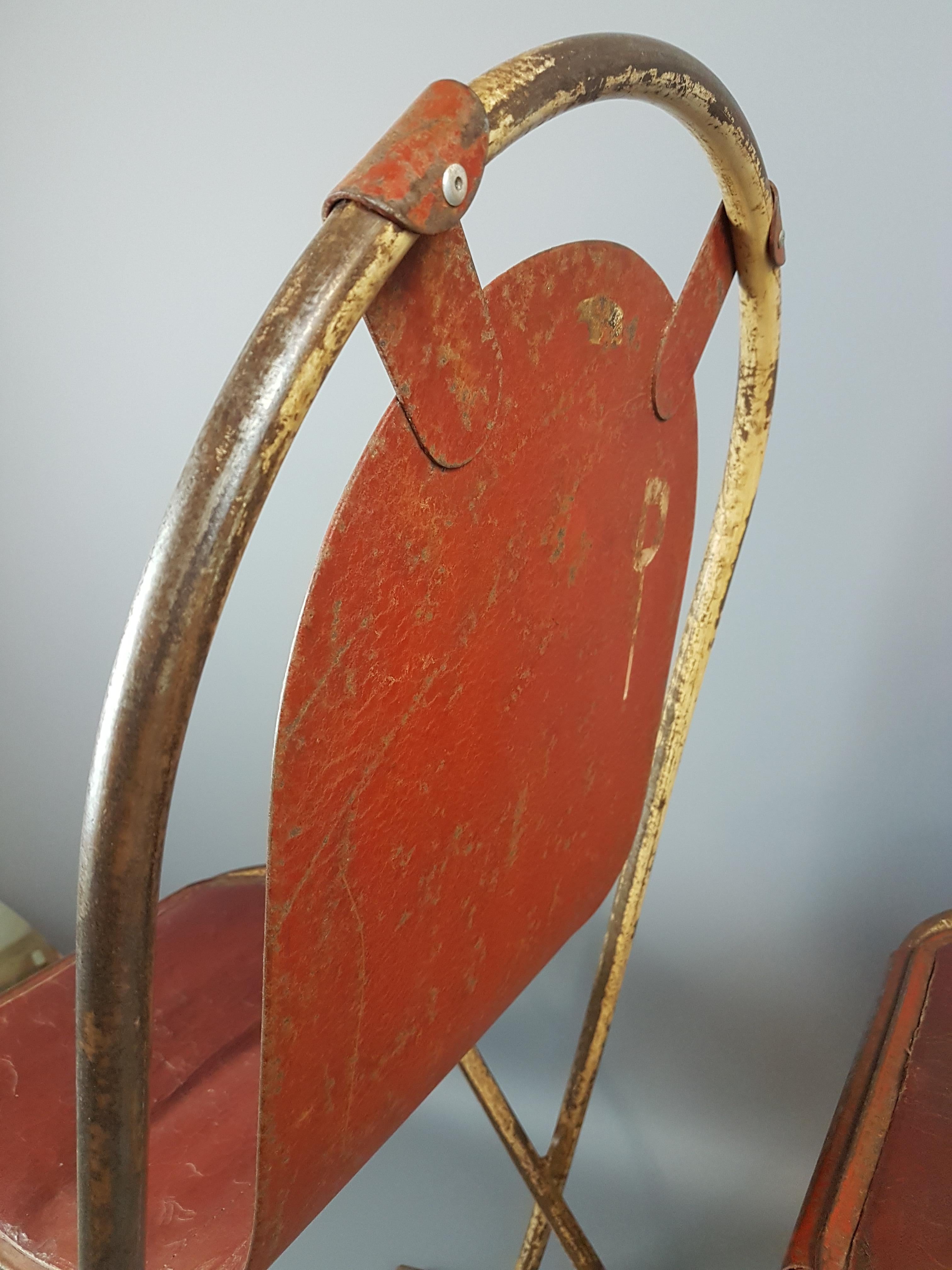 Paar Stak-a-Bye-Stühle im Vintage-Stil von Sebel (Geölt) im Angebot
