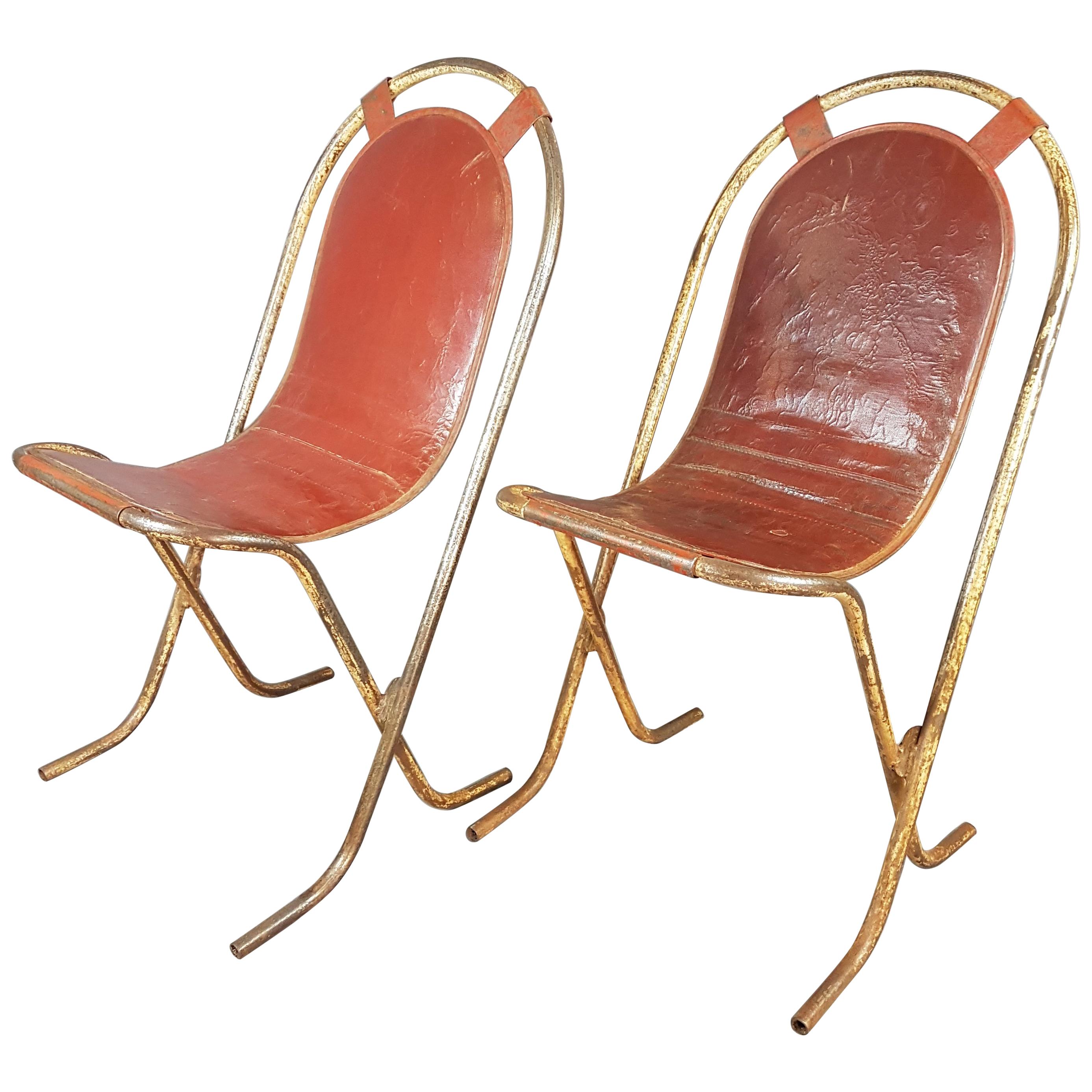 Pair of Vintage Stak-a-Bye Chairs by Sebel For Sale