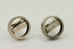 Pair of Vintage Sterling Silver Cufflinks, Georg Jensen
