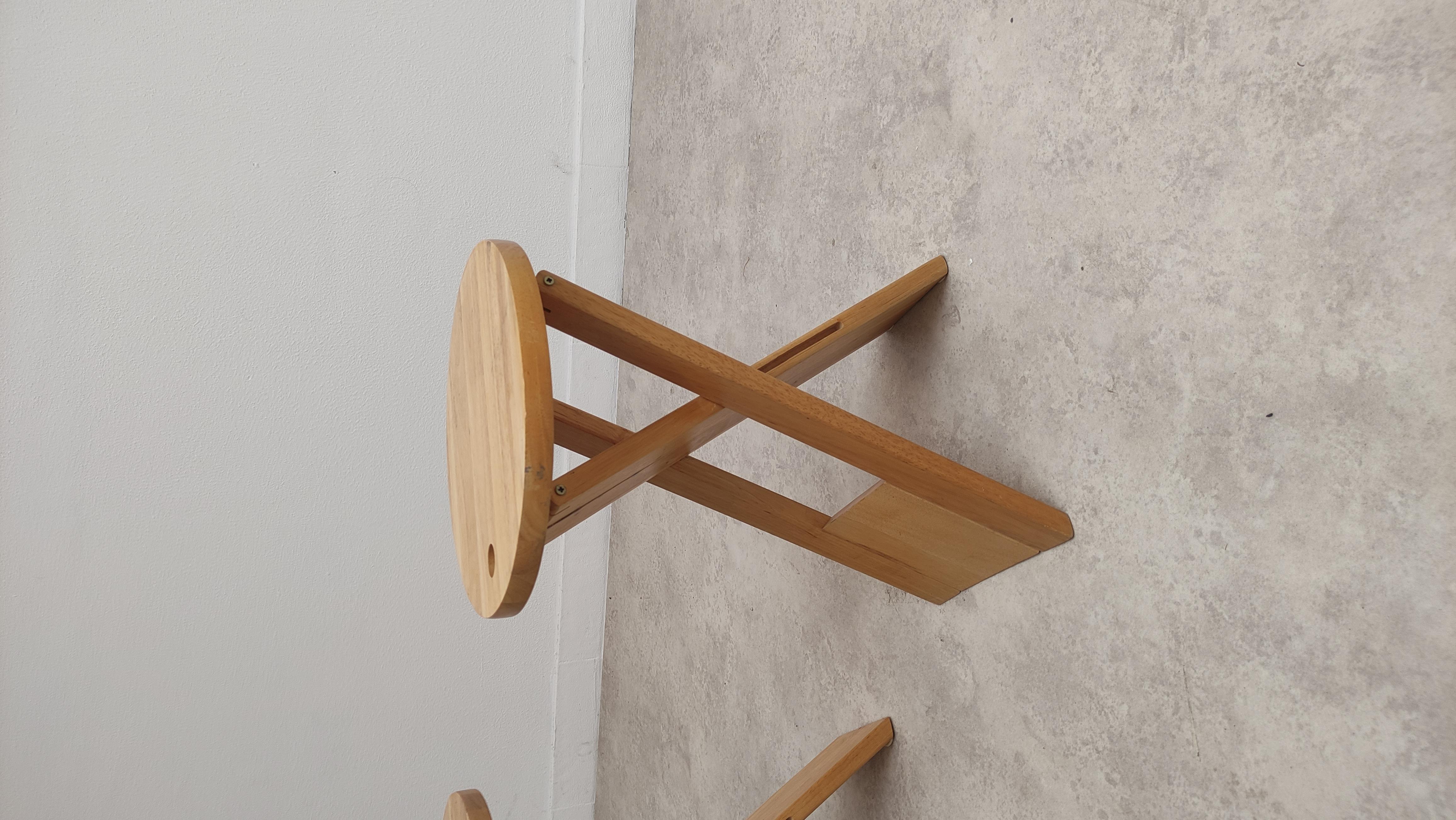 Italian Pair of vintage stool by Roger Tallone for sentou For Sale
