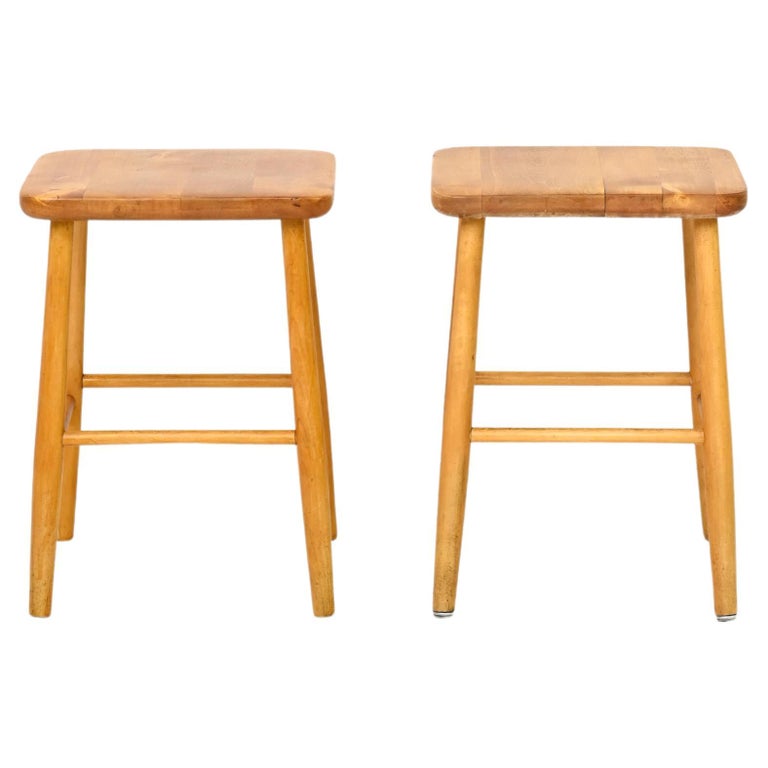 Pair of Vintage Stools For Sale at 1stDibs