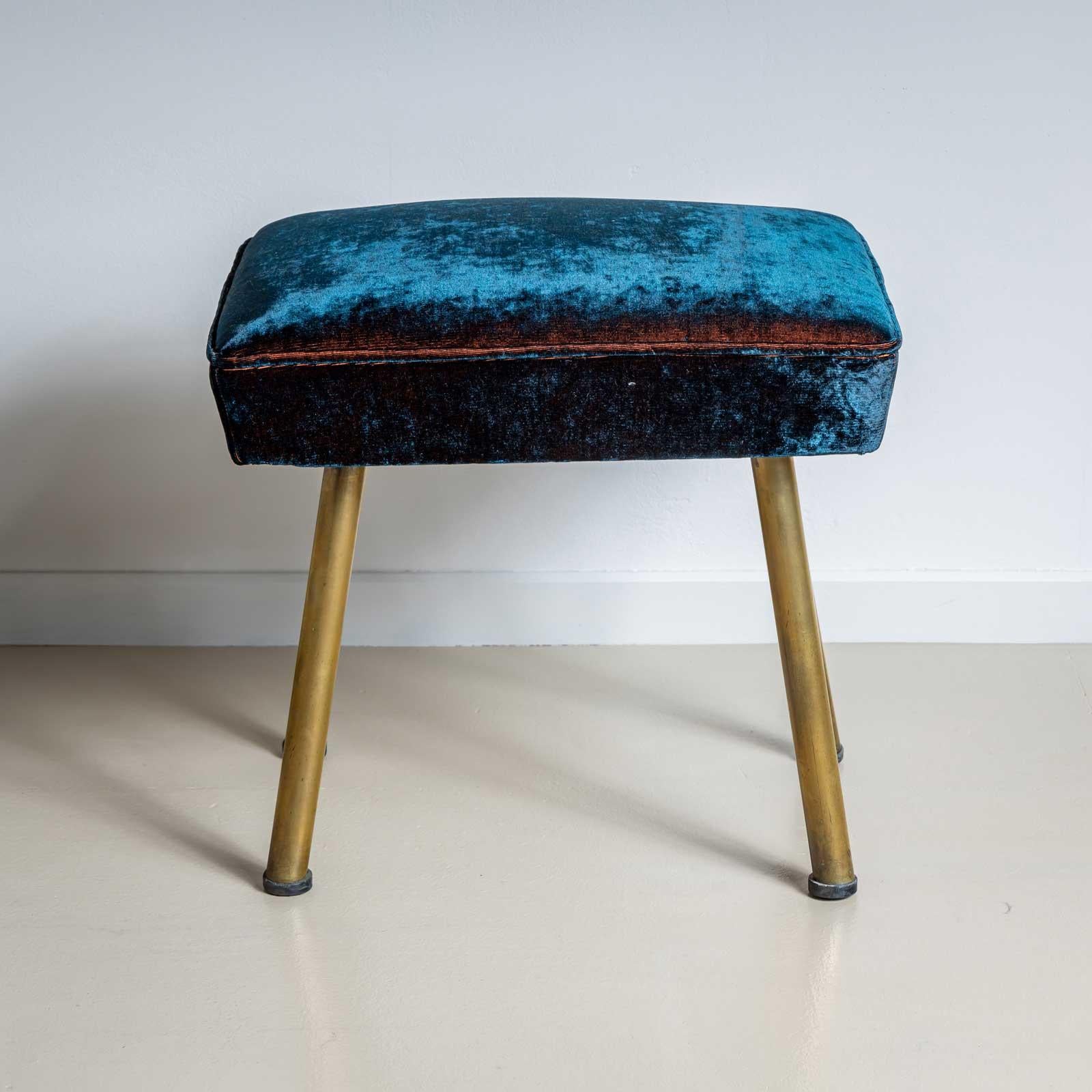 Paire de tabourets vintage, Italie, milieu du 20e siècle en vente 4