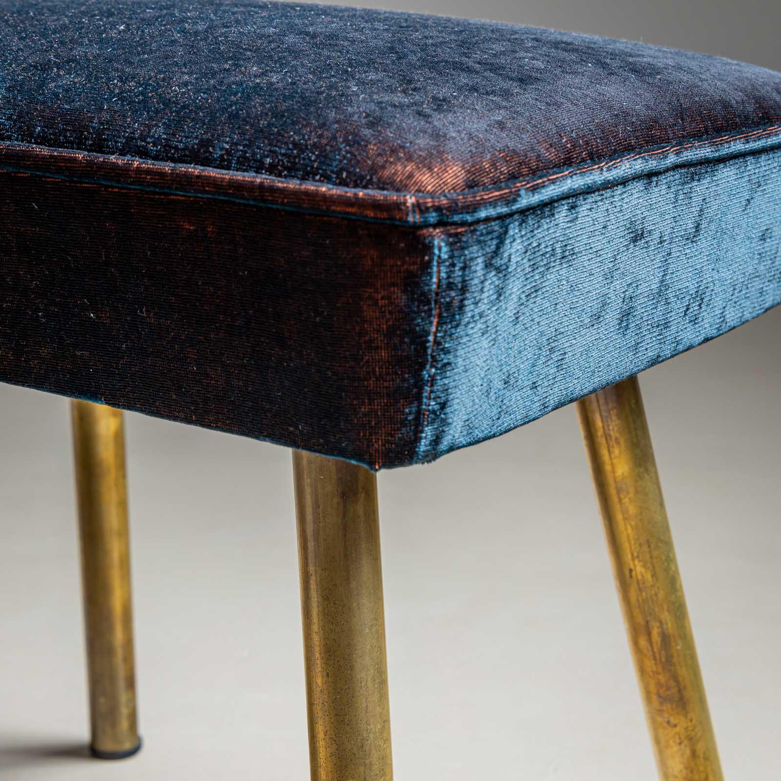 20ième siècle Paire de tabourets vintage, Italie, milieu du 20e siècle en vente