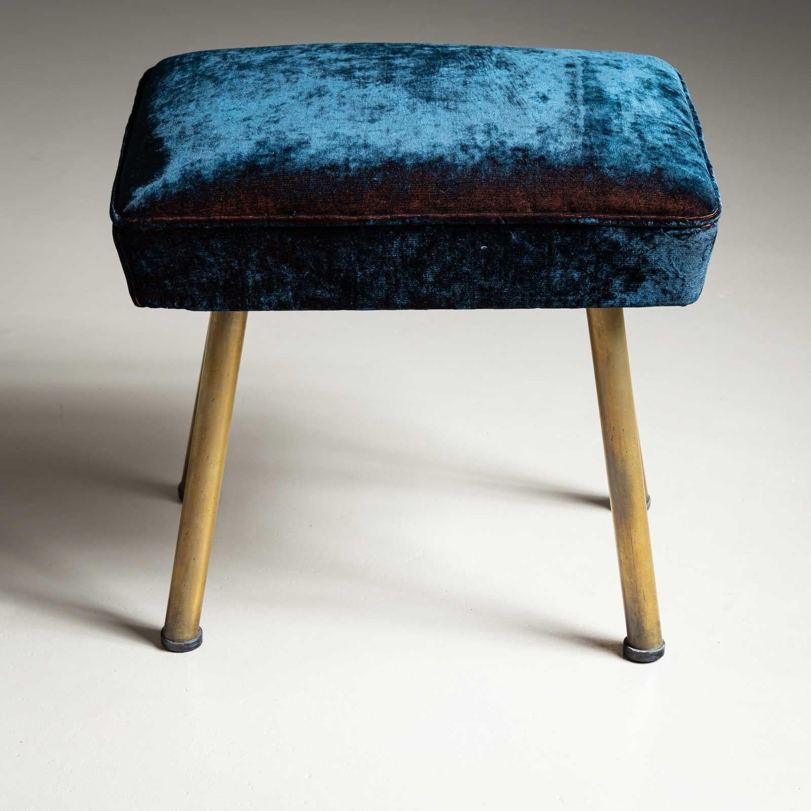 Paire de tabourets vintage, Italie, milieu du 20e siècle en vente 2