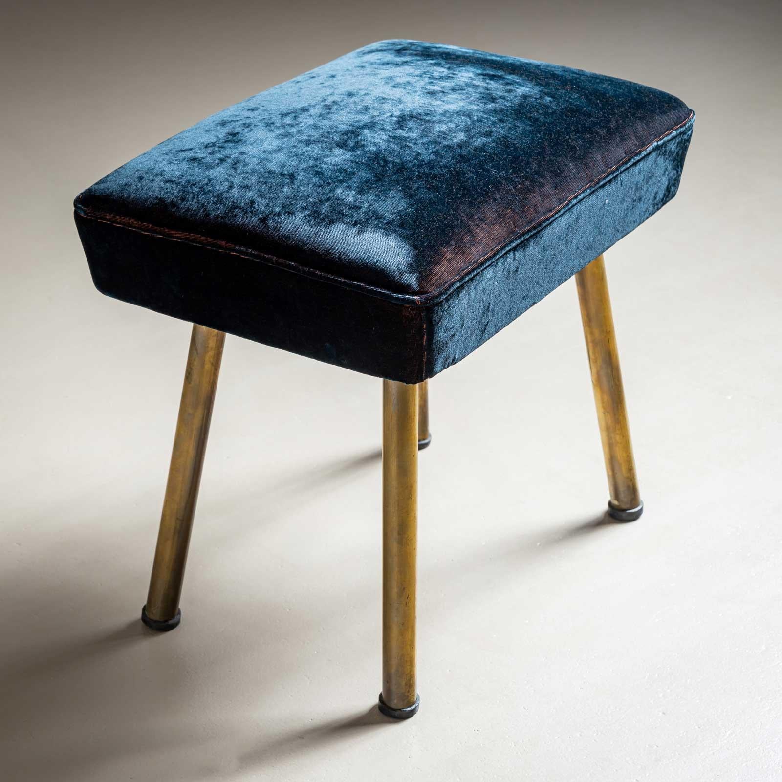 Paire de tabourets vintage, Italie, milieu du 20e siècle en vente 3