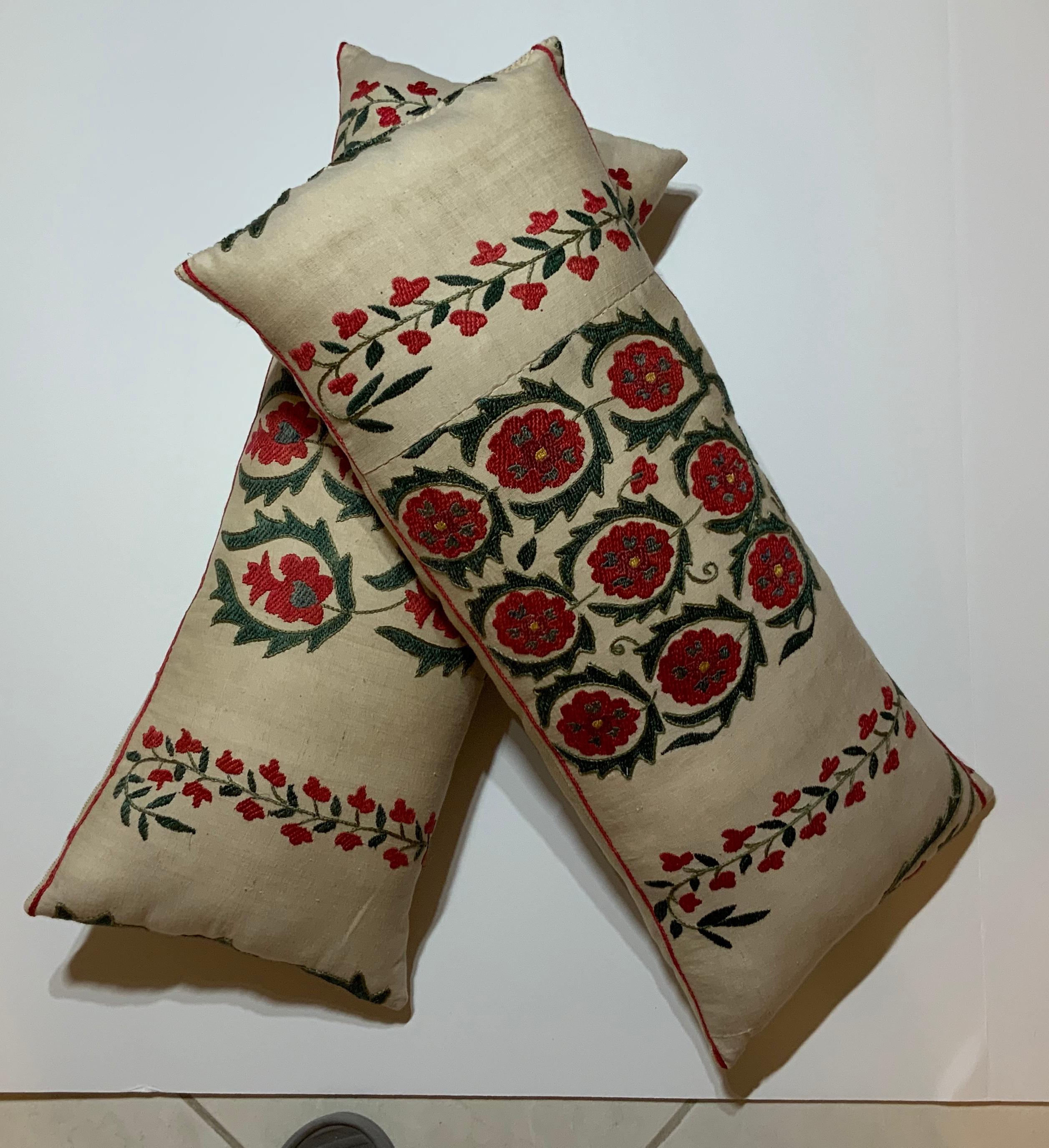 Pair of Vintage Suzani Pillow 4