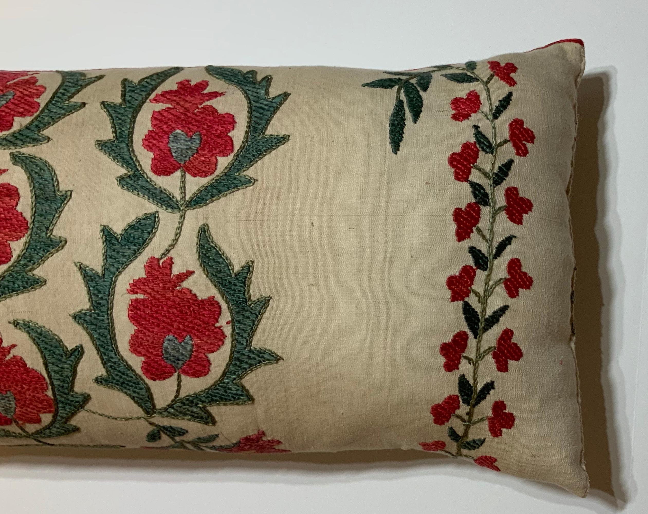 Pair of Vintage Suzani Pillow 1