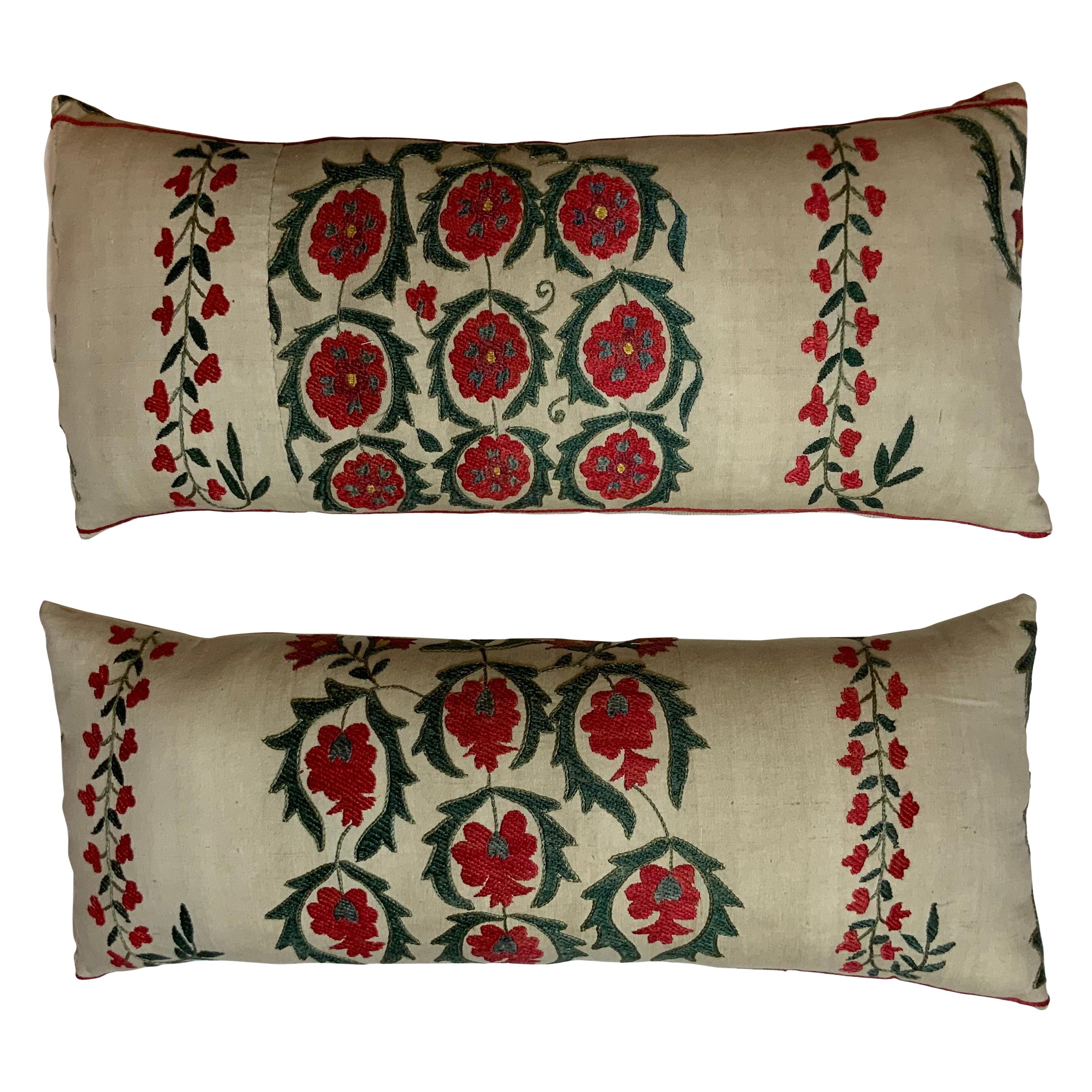 Pair of Vintage Suzani Pillow