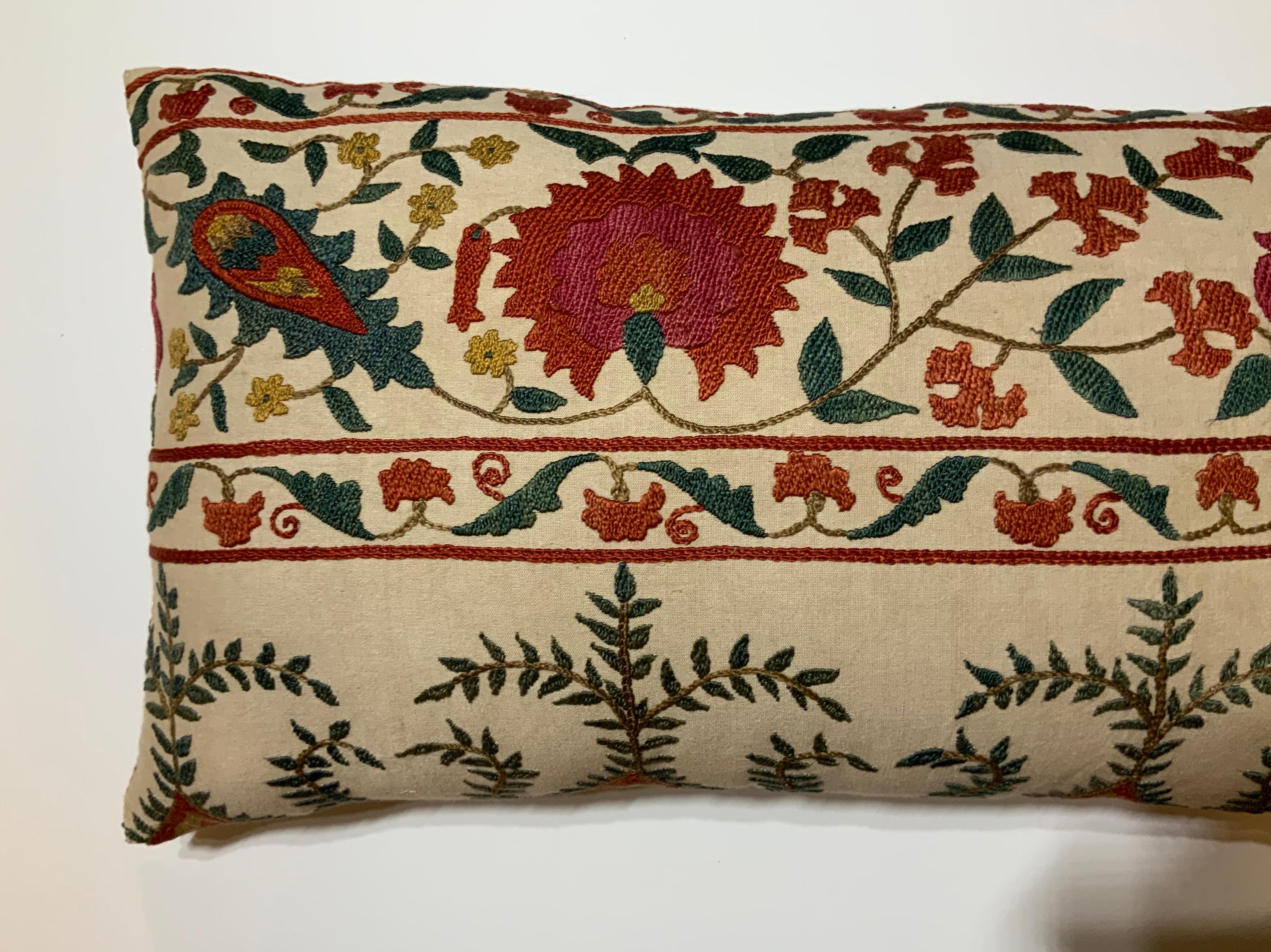 Pair of Vintage Suzani Pillows 2