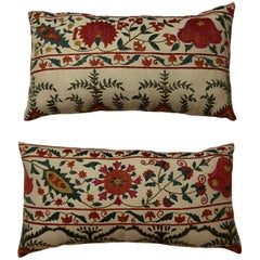 Pair of Vintage Suzani Pillows