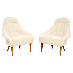 Pair of Vintage Swedish Armchairs by Kerstin Horlin Holmquist
