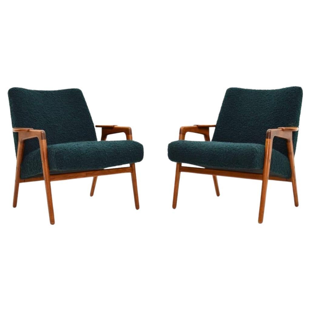 Pair of Vintage Swedish Armchairs by Yngve Ekstrom