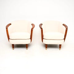 Pair of Vintage Swedish Armchairs