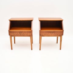 Pair of Vintage Swedish Bedside Cabinets