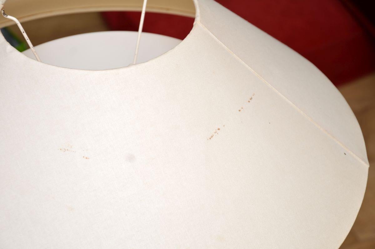 Pair of Vintage Swedish Brass Rise and Fall Lamps by Bergboms en vente 1