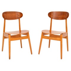 Pair of Vintage Swedish Dining / Side Chairs by Sven Erik Fryklund