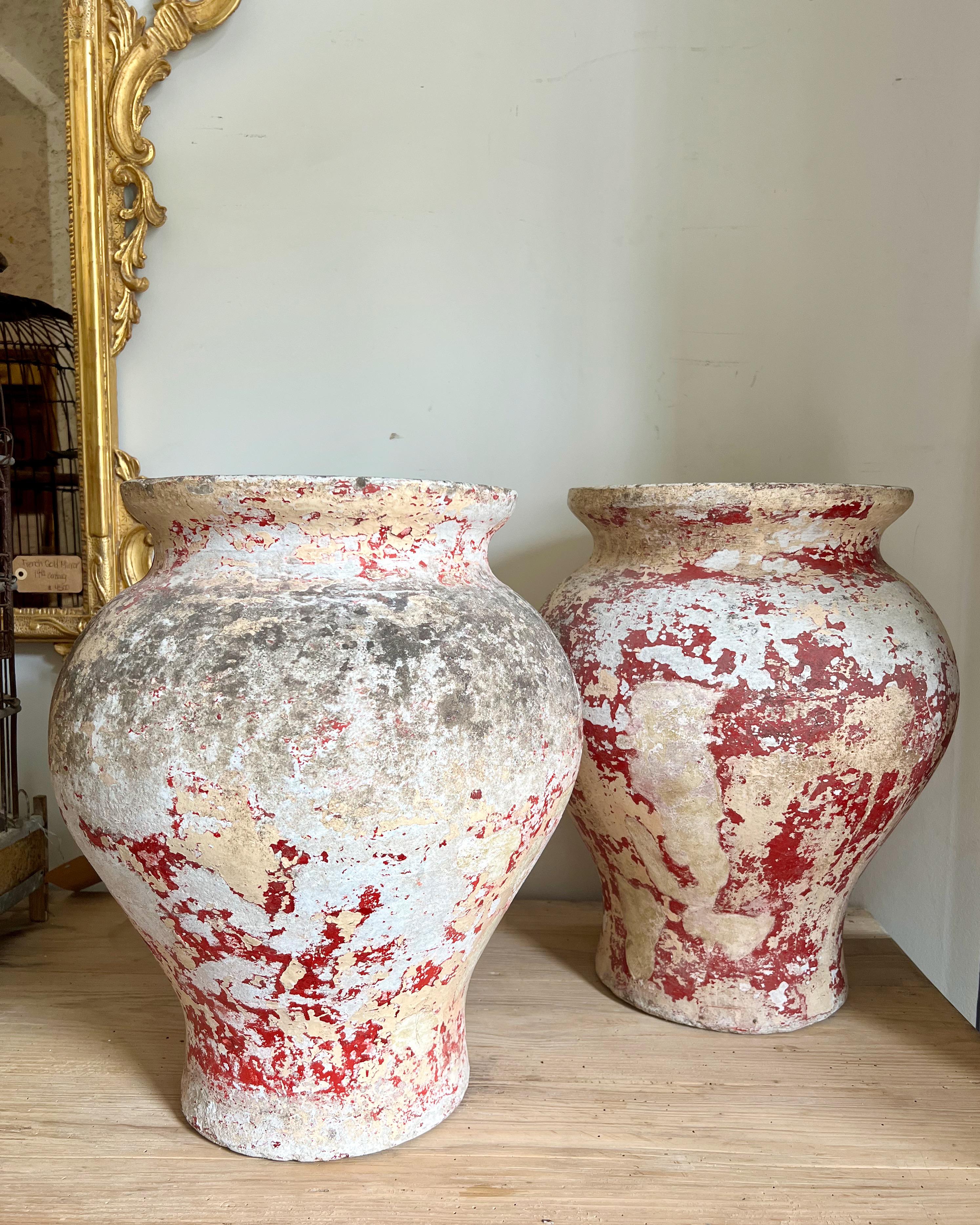 Pair of Vintage Swiss Willy Guhl Vases In Good Condition For Sale In Charleston, SC