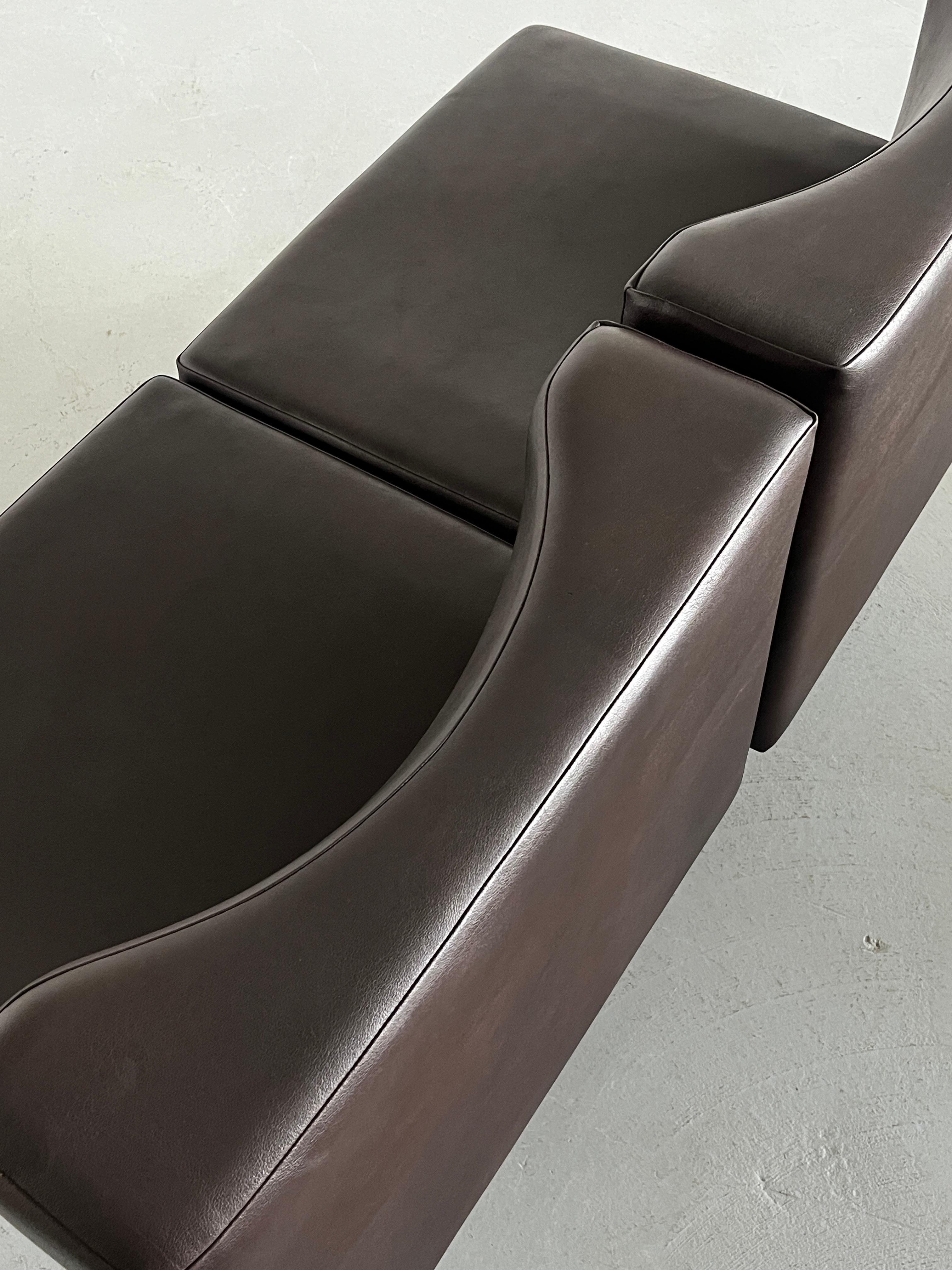 Ein Paar Vintage 'System 350' Lounge Chairs von Herbert Hirche für Mauser, 1974 im Angebot 2