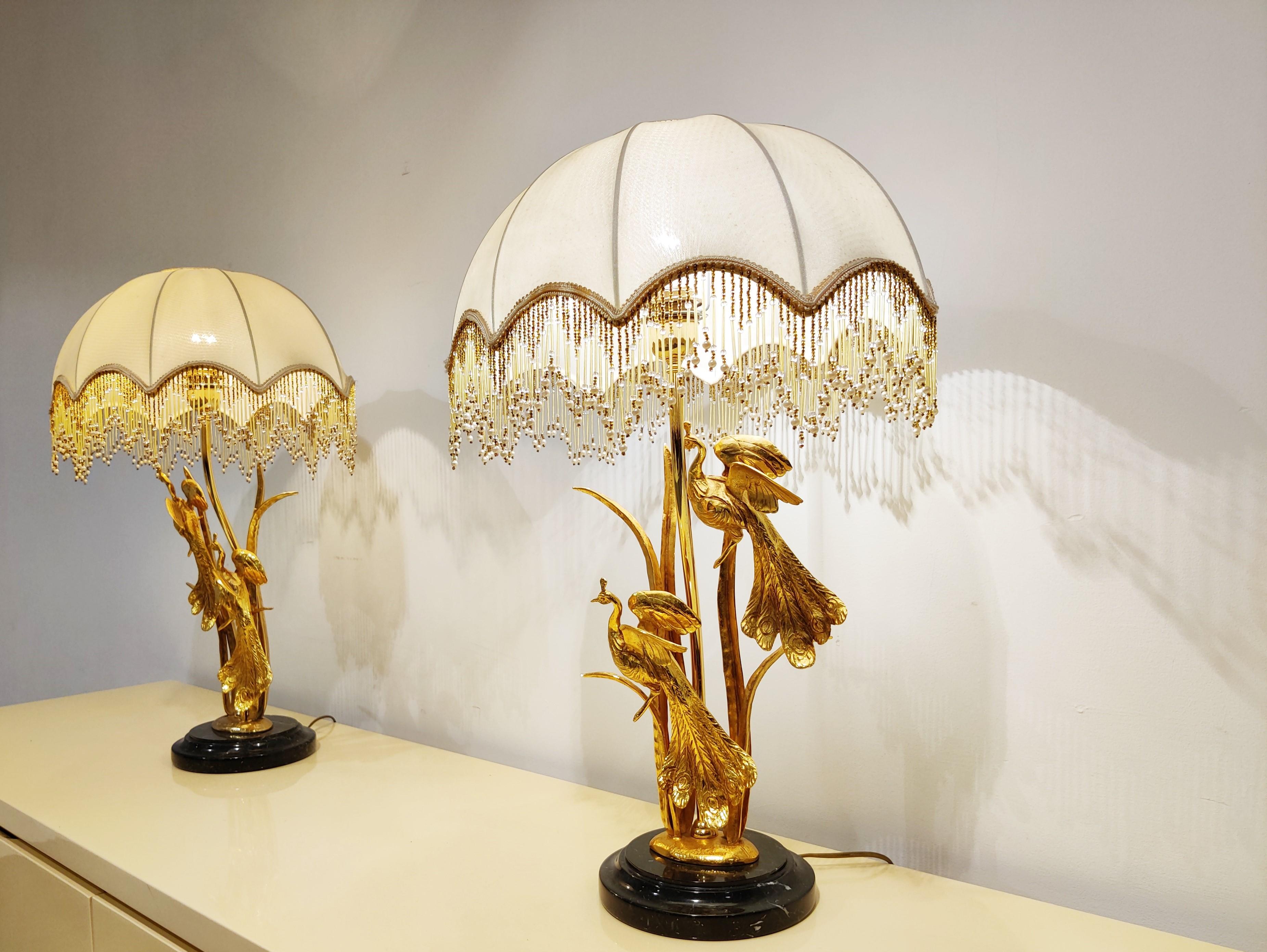 Italian Pair of Vintage Table Lamps by L. Galeotti, 1970s