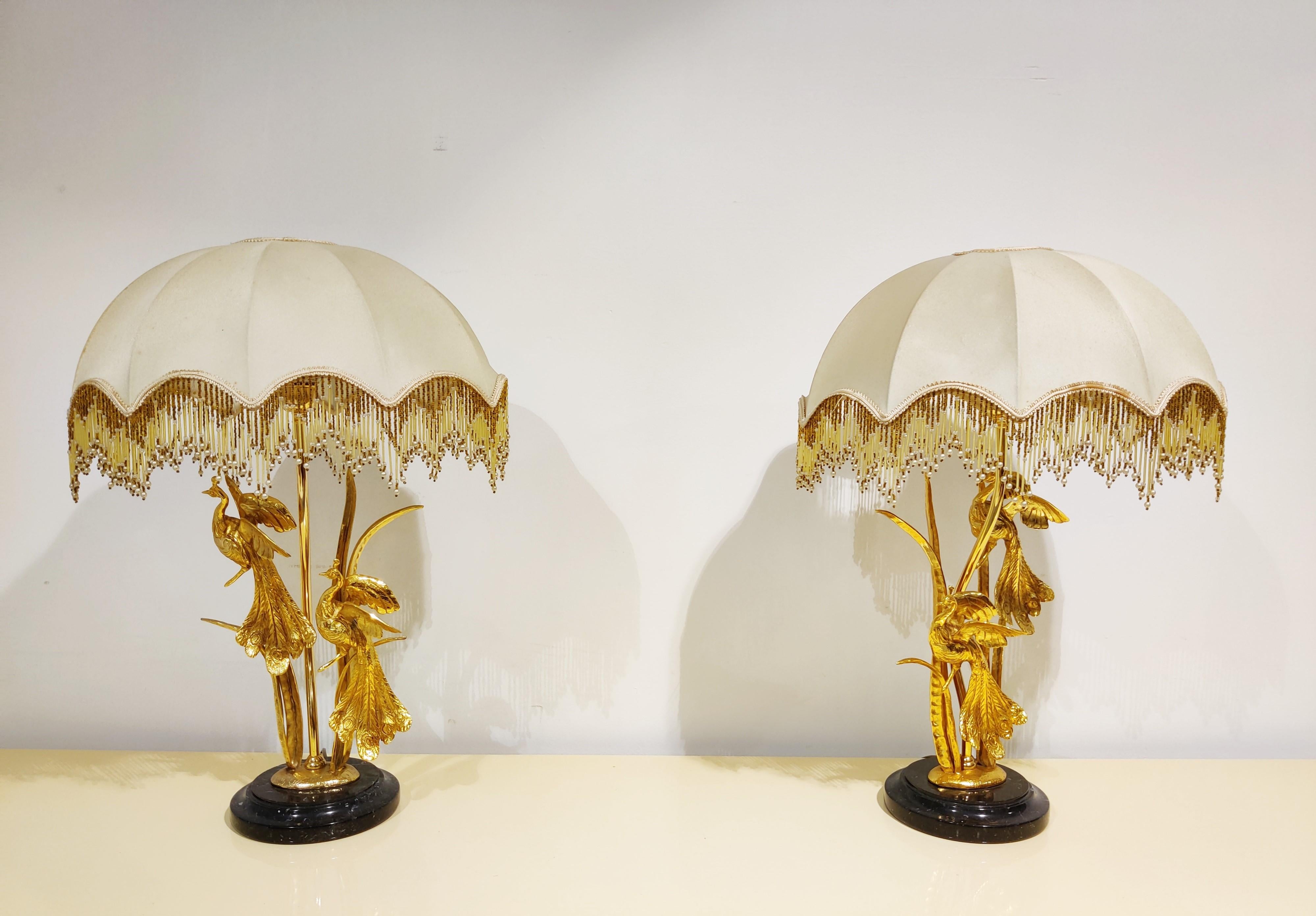Pair of Vintage Table Lamps by L. Galeotti, 1970s 1
