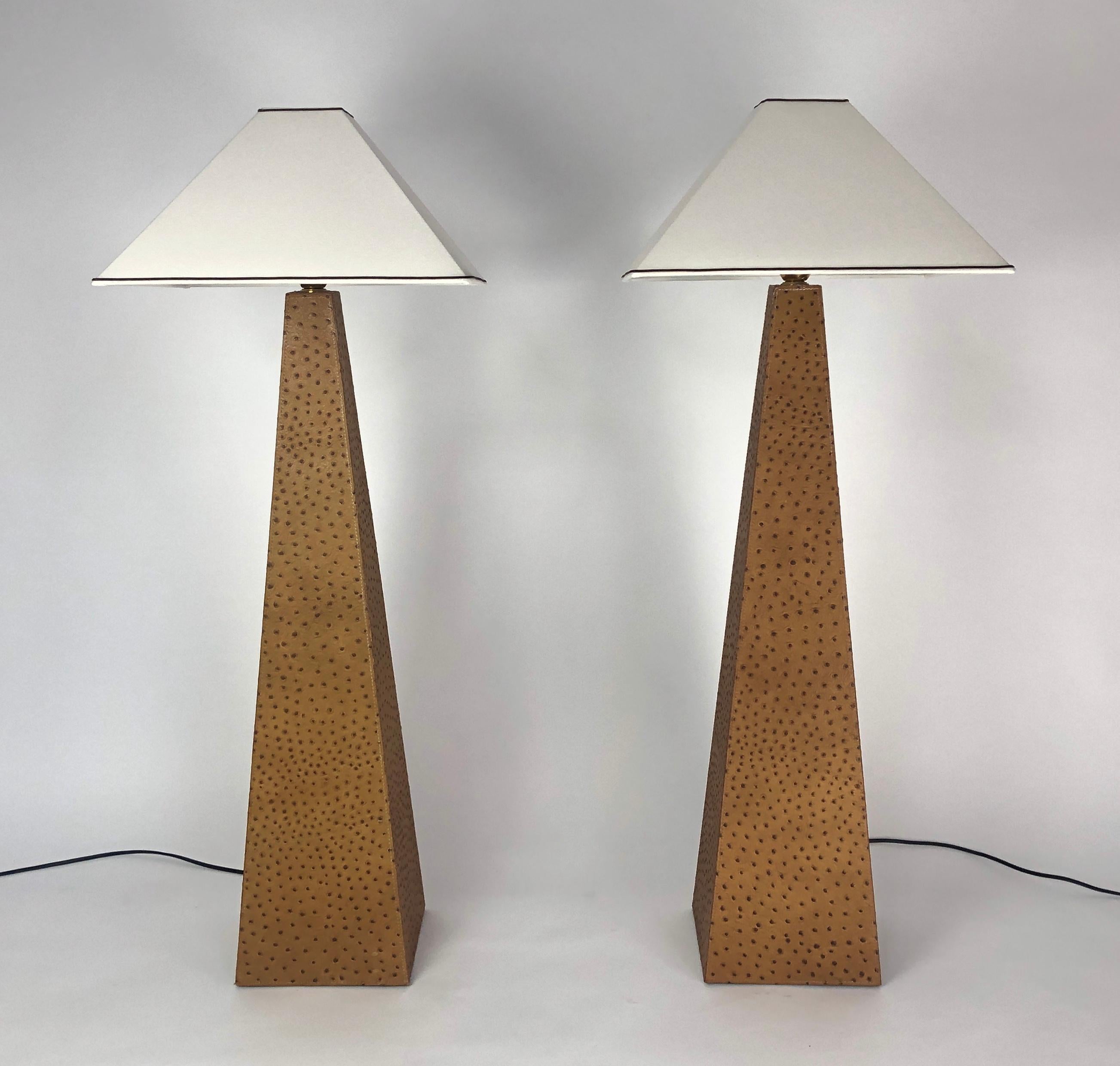 French Pair of Vintage Table Lamps