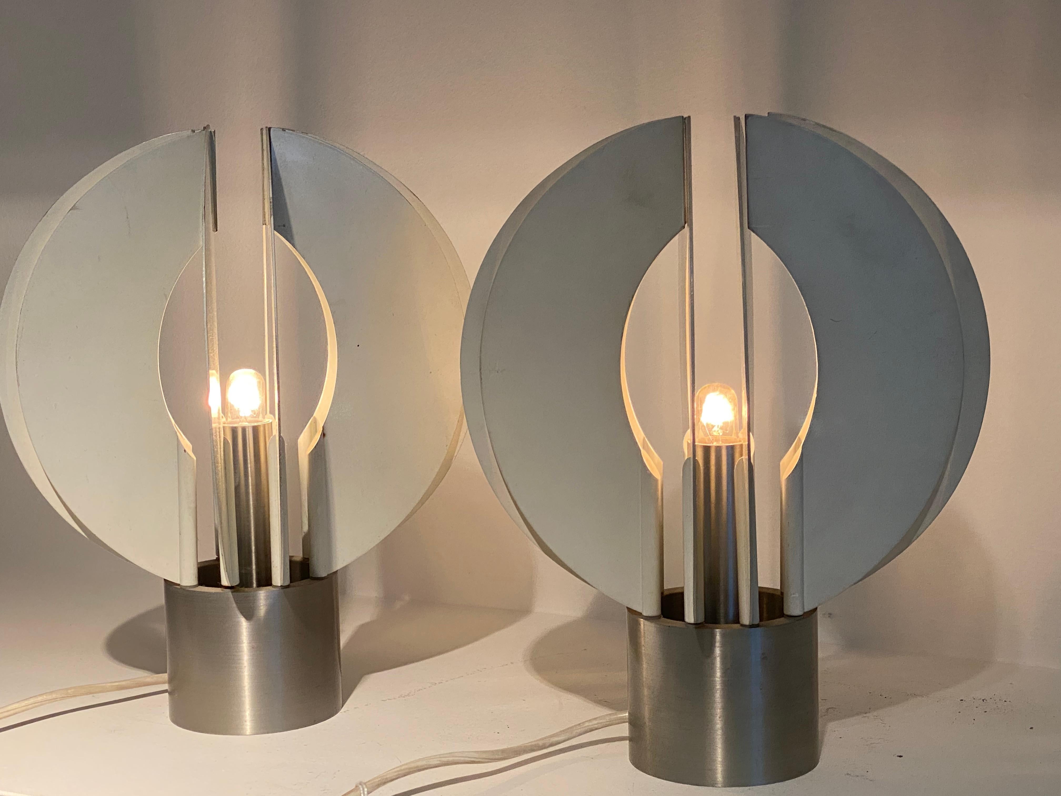 Fin du 20e siècle Paire de lampes de table vintage en vente