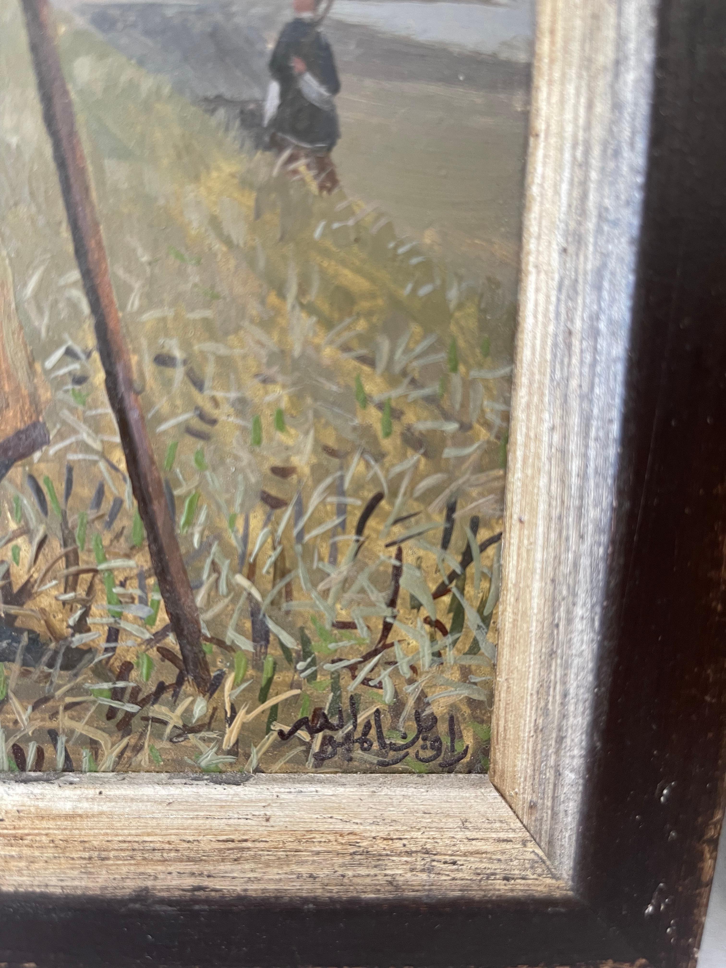 Paar Gemälde eines tatarischen Wächters und einer Frau in traditioneller Kleidung im Angebot 4