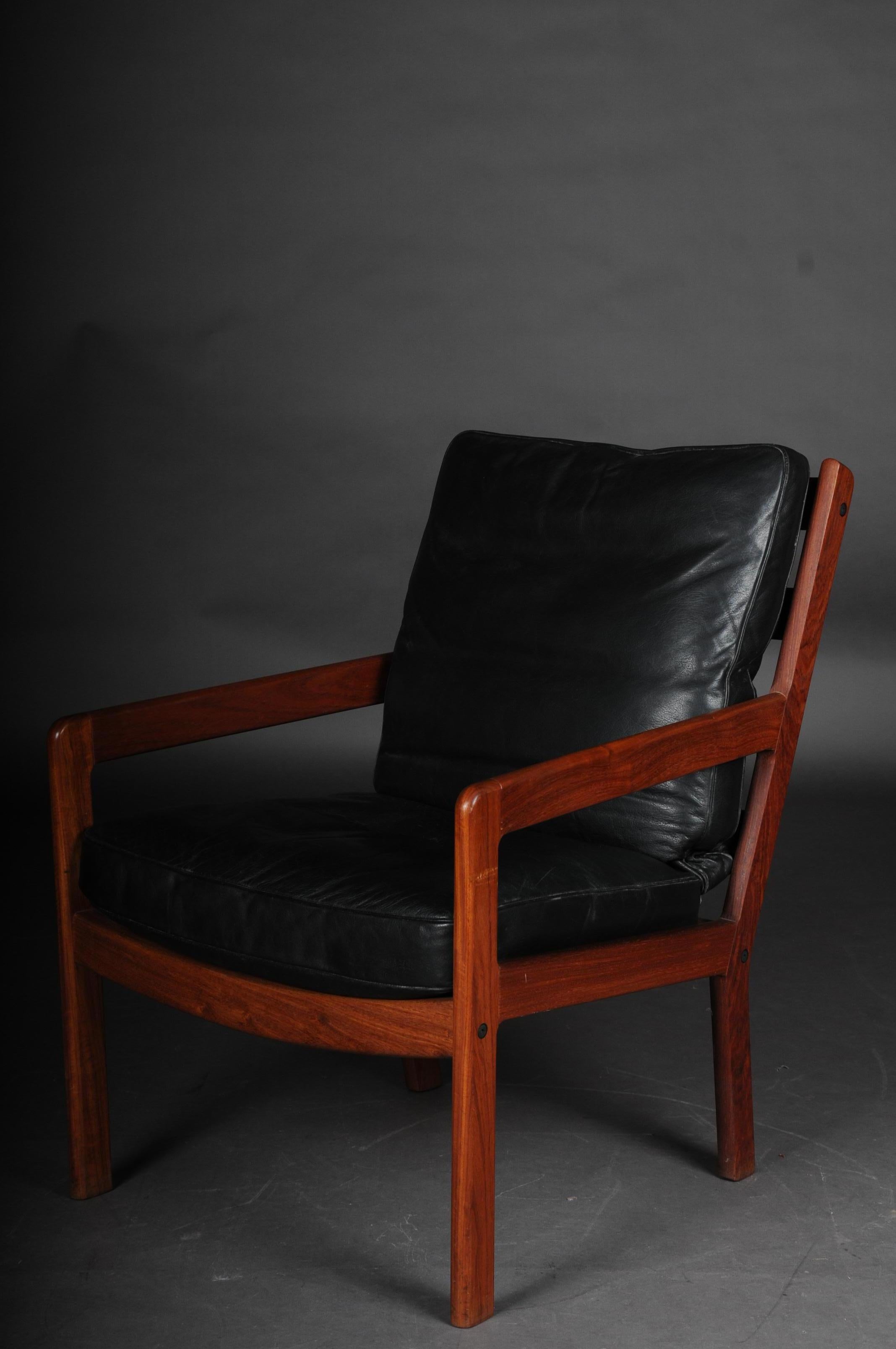 Danois Paire de fauteuils vintage en teck, chaises, années 1960-1970, danois en vente