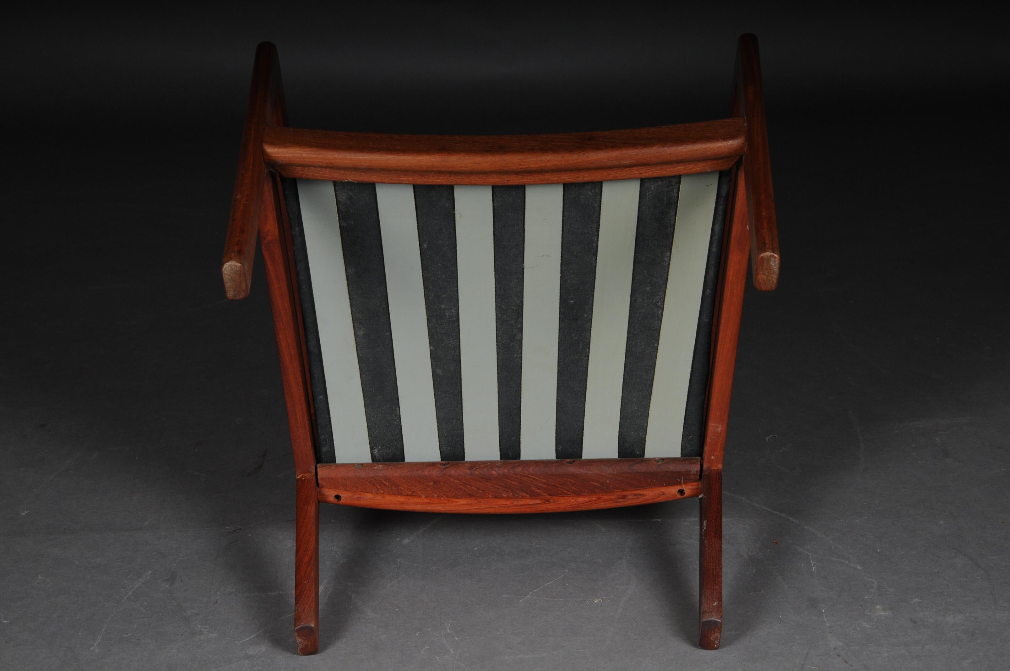 Paire de fauteuils vintage en teck, chaises, années 1960-1970, danois en vente 3