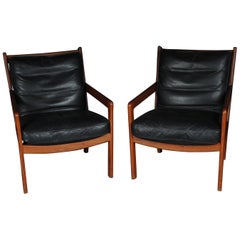 Pair of Vintage Teak Armchairs, Chairs, 1960s-1970s, Danish