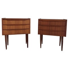 Pair of vintage teak nightstands, Denmark 1960s