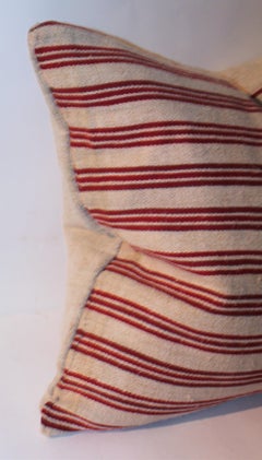 Pair of Vintage Textile Ticking Pillows