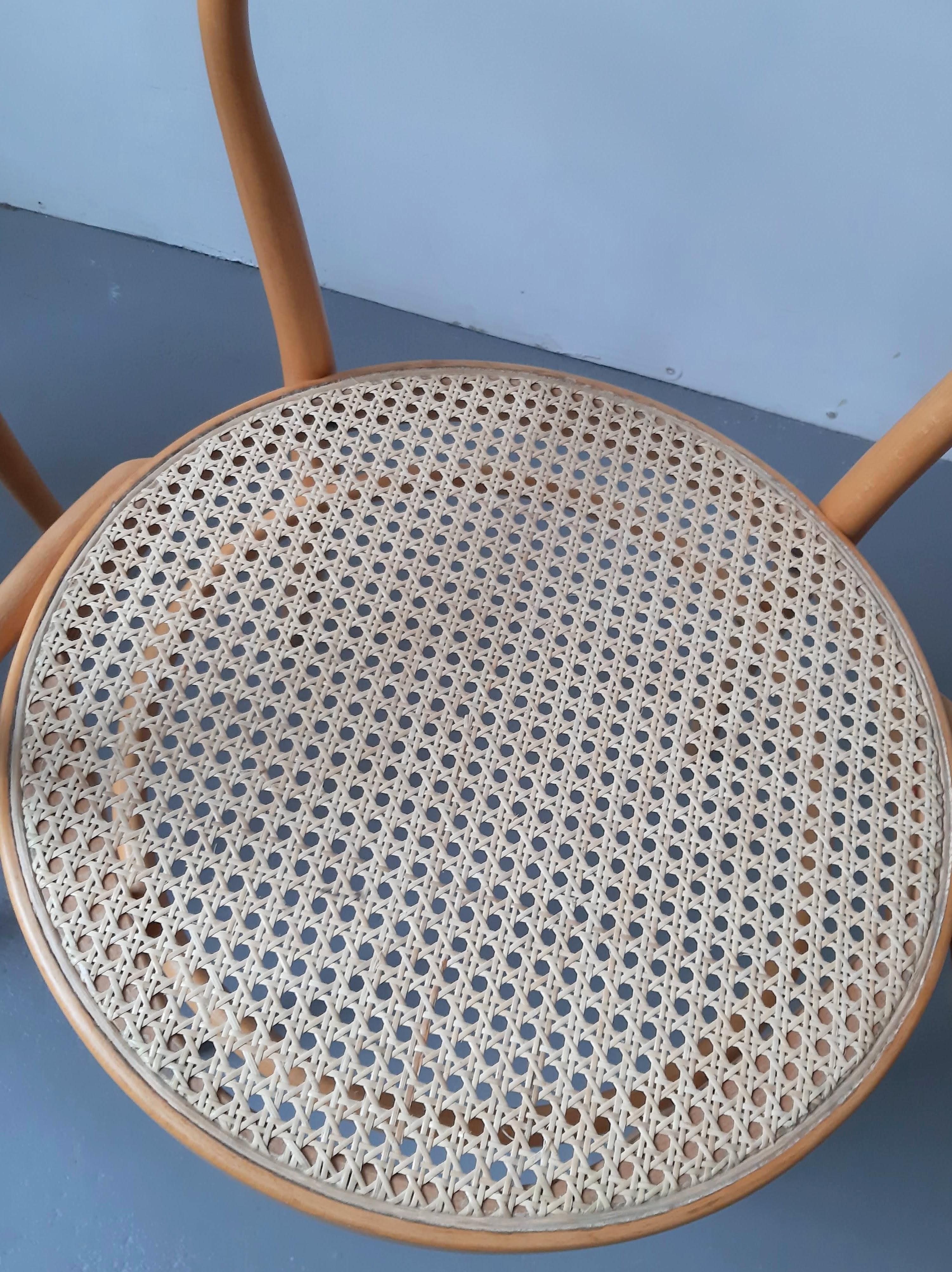 Coppia di sedie Thonet '209' d'epoca Beeche e Cane in vendita 3