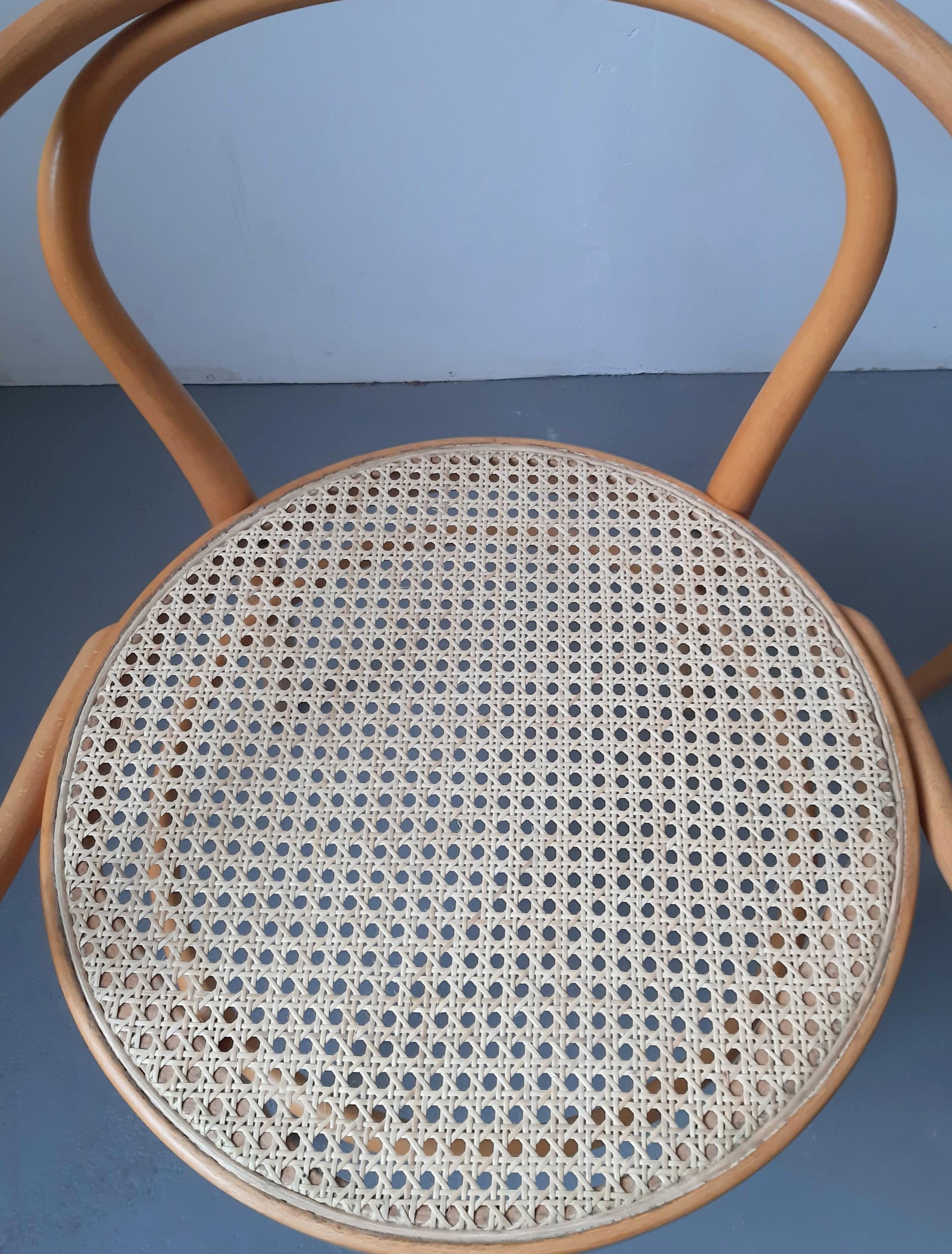 Coppia di sedie Thonet '209' d'epoca Beeche e Cane in vendita 1