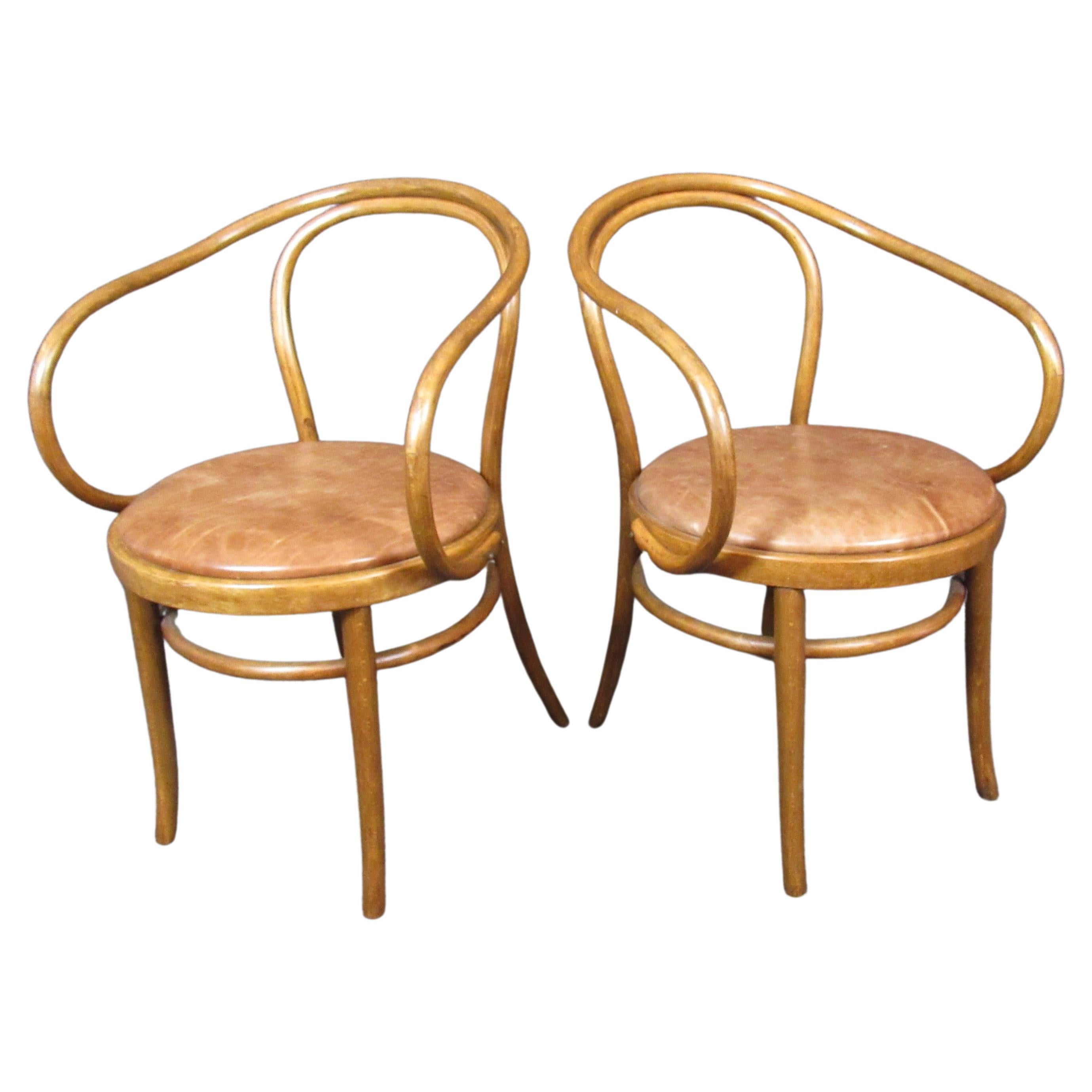 Pair of Vintage Thonet Bentwood Chairs